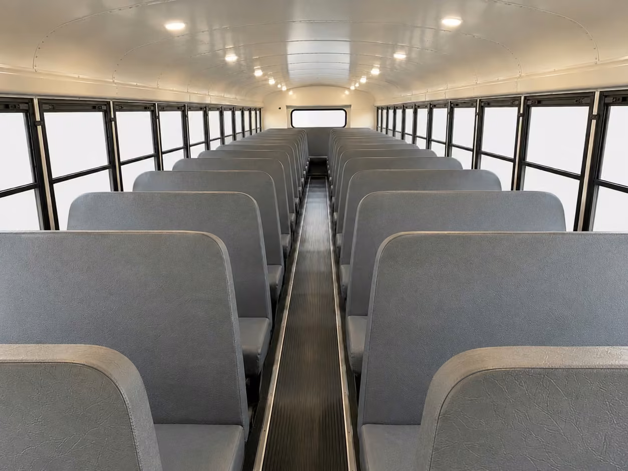 school bus interior