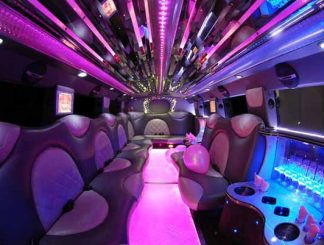 Cadillac Escalade limo interior Orlando